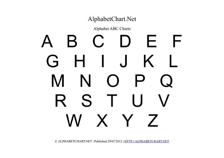 Uppercase Regular Alphabet Letter Chart In Pdf Alphabet Charts 