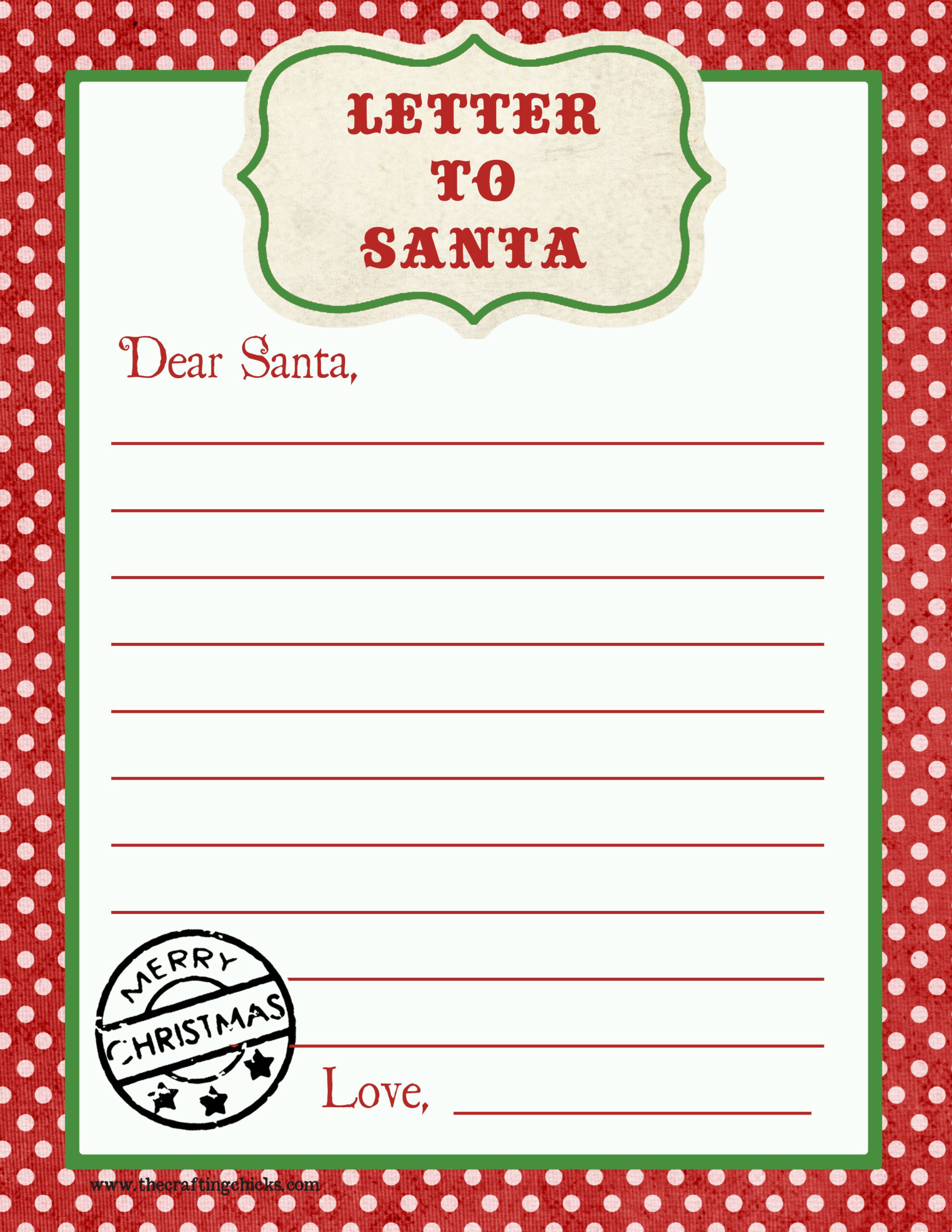 Xmas Santa Letter Santa Letter Template Free Santa Letter Template 